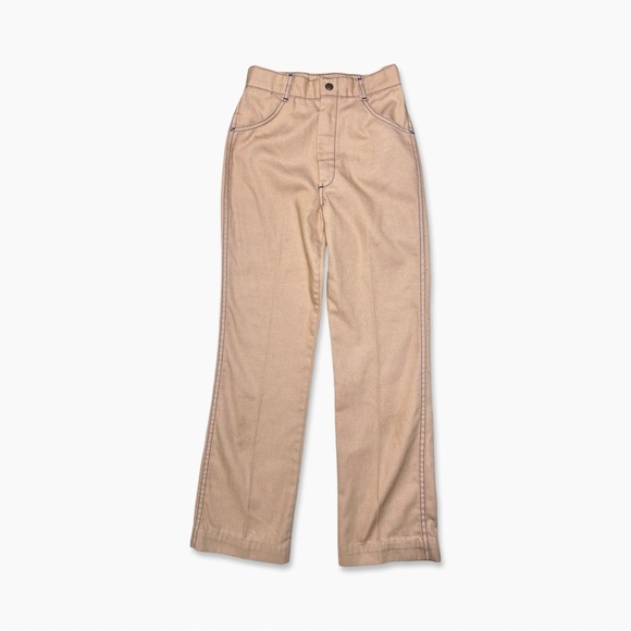 VTG BILLY THE KID Boy's Pants Size 14 Slim Peach Salmon Color - Picture 1 of 5